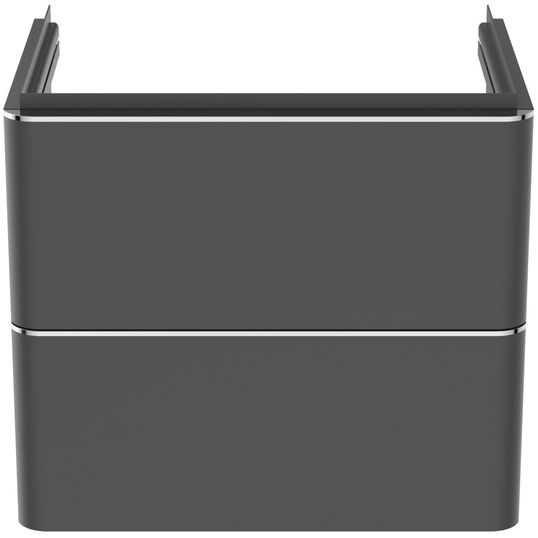 Dulap baza suspendat Ideal Standard Adapto 57x41cm cu doua sertare antracit mat