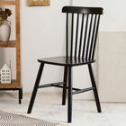 Scaun Vici, Homla, 48x43x93 cm, lemn, negru