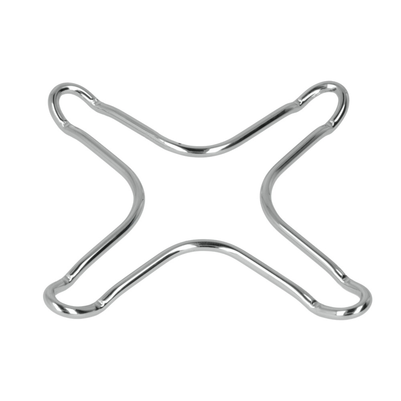Accesoriu cromat pentru ochi aragaz, Metaltex, 10 x 10 cm, inox
