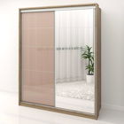 Dulap dormitor PRIMAVERA 185, H225, cu oglinda k5, Stejar, Cappuccino Gloss