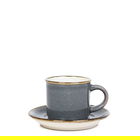 Ceasca pentru espresso Larisa, Homla, 80 ml, ceramica, gri