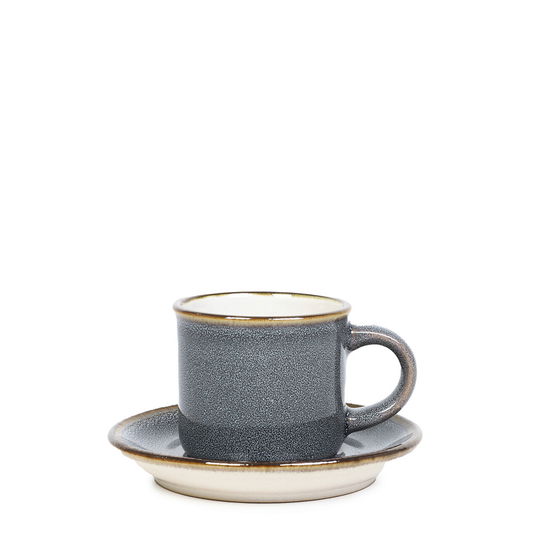 Ceasca pentru espresso Larisa, Homla, 80 ml, ceramica, gri