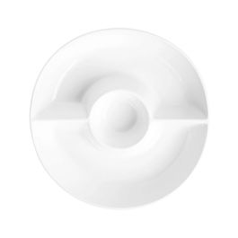 Platou servire Negas, Homla, 30 cm, portelan, alb