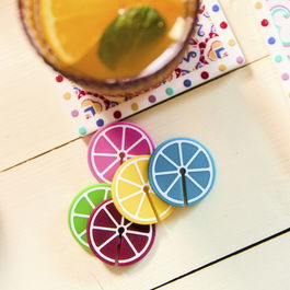 Set accesorii bauturi reci Rithi Summer, Homla, 6 bucati, silicon, multicolor