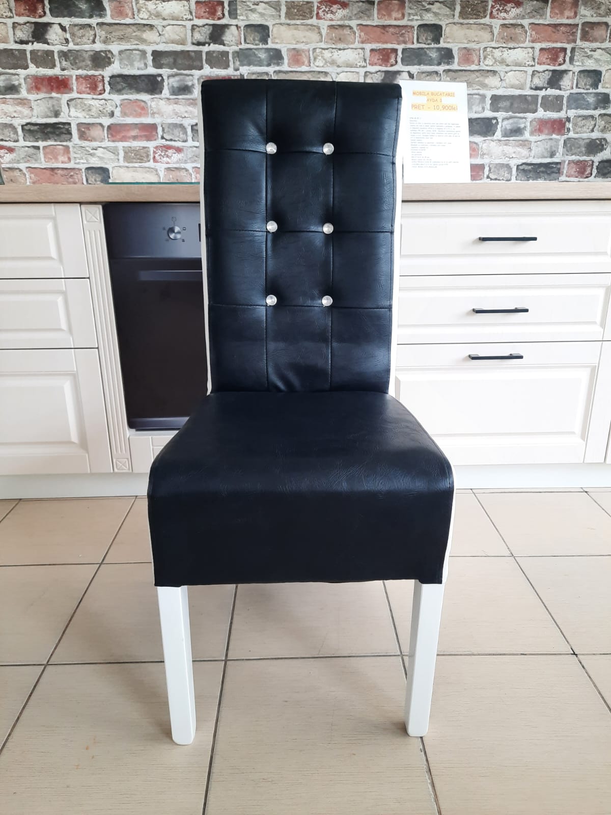 SCAUN DEN 5, PIELE ECOLOGICA