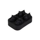 Forma pentru gheata Alcole, Homla, 11.5x9.5 cm, silicon, negru