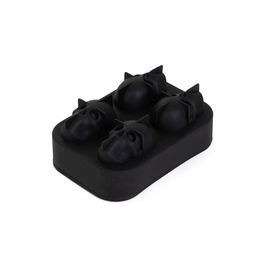 Forma pentru gheata Alcole, Homla, 11.5x9.5 cm, silicon, negru
