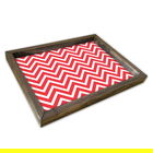 Tava pentru servire, AT-019, 30x40 cm, MDF , Multicolor