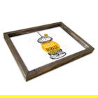 Tava pentru servire, AT-045, 30x40 cm, MDF , Multicolor