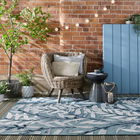 Covor de exterior Willow Outdoor Blue, Flair Rugs, 120x170 cm, polipropilena, albastru