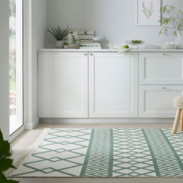Covor Teo, Flair Rugs, 160x230 cm, bumbac, verde