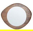 Oglinda decorativa Erin, Bizzotto, 70 x 60 cm, lemn de mango, maro