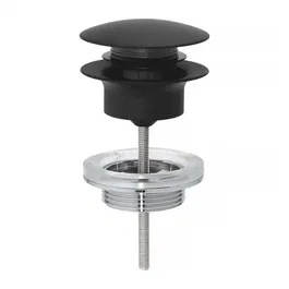 Ventil lavoar Grohe Push-Open negru mat Phantom Black