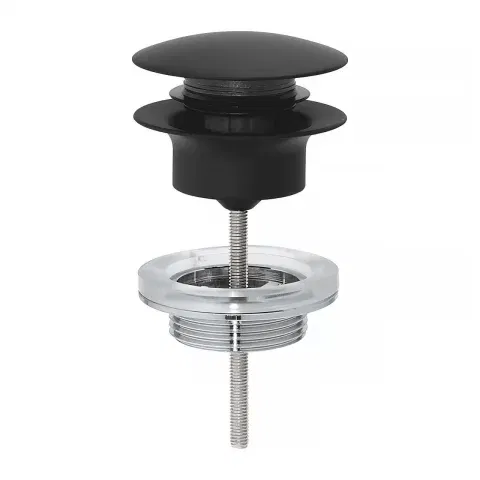 Ventil lavoar Grohe Push-Open negru mat Phantom Black