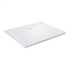 Cadita dus patrata Grohe Slim acril 80x80 cm alb alpin