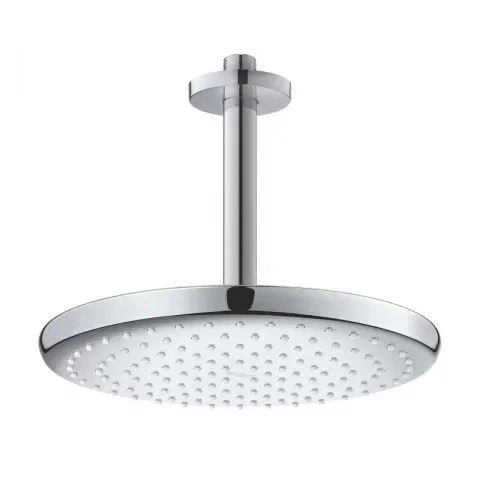 Palarie si brat de dus Grohe Tempesta 250 rotunda crom lucios