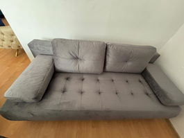 CANAPEA EXTENSIBILA LARISA 1 CATIFEA GRI
