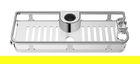 Suport pentru accesorii dus, Wenko, Liberta, 28 x 11 x 4 cm, plastic, gri