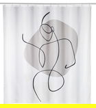 Perdea de dus, Wenko, Ladyline, 180 x 200 cm, poliester, multicolor