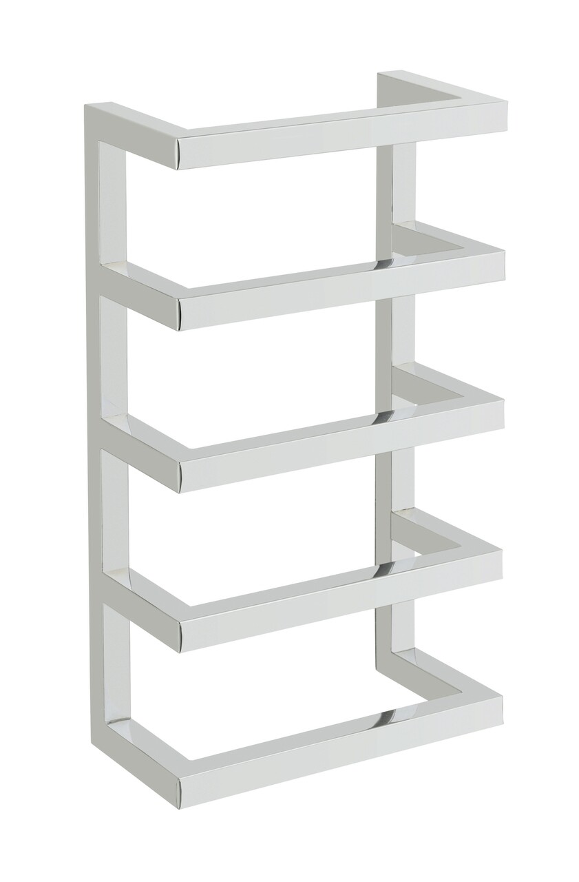 Suport pentru prosoape, Wenko, Fondiro, 24 x 12 x 42 cm, inox, gri