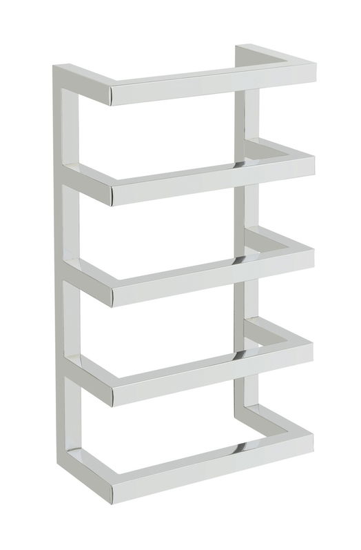 Suport pentru prosoape, Wenko, Fondiro, 24 x 12 x 42 cm, inox, gri