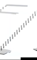 Suport pentru prosoape, Wenko, Iria, 48 x 20 x 81.5 cm, inox, gri