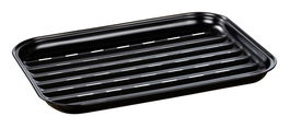 Tava grill, Wenko, Luca Barbecue, 34 x 2 x 24.5 cm, inox, negru