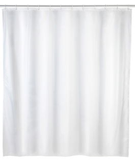 Perdea de dus, Allstar, Zen, 120 x 200 cm, polietilena, alb