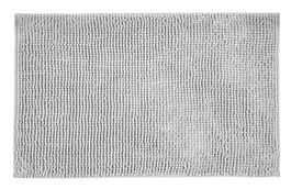 Covoras de baie, Allstar, Chenille, 50 x 80 cm, poliester, gri