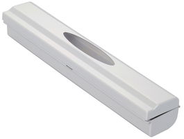 Dispenser cu lama pentru folie alimentara Maximex, Cutter, 38x6.7x5.2 cm, plastic, gri/argintiu