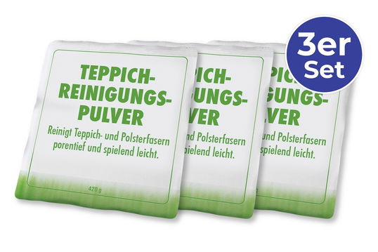 Set 3 solutii pulbere pentru covoare Maximex, Carpet, 420 g