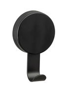 Set 2 suporturi pentru prosoape, Wenko, Static-Loc Pavia, 6 x 3.5 x 10 cm, inox/plastic, negru