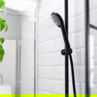 Para de dus, Wenko, Water Saving, 11 x 11 cm, plastic, negru
