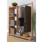 Suport pentru haine Renesme, Pakoworld, 106x35x128 cm, PAL melaminat, maro