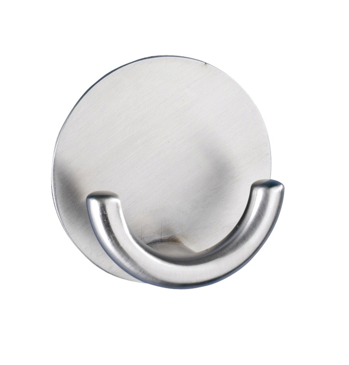 Carlig cu montare pe perete Rondo, Wenko, 5.3x2.5 cm, inox, argintiu mat