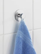 Carlig cu montare pe perete Celano, Wenko, 5x3.3 cm, inox, argintiu mat
