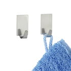 Set 4 carlige cu montare pe perete Shiny, Wenko, 1.9x1.5x3.4 cm, inox, argintiu lucios