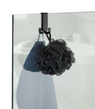 Agatatoare pentru dus Vieste, Wenko, 2x5.5x7 cm, inox, negru