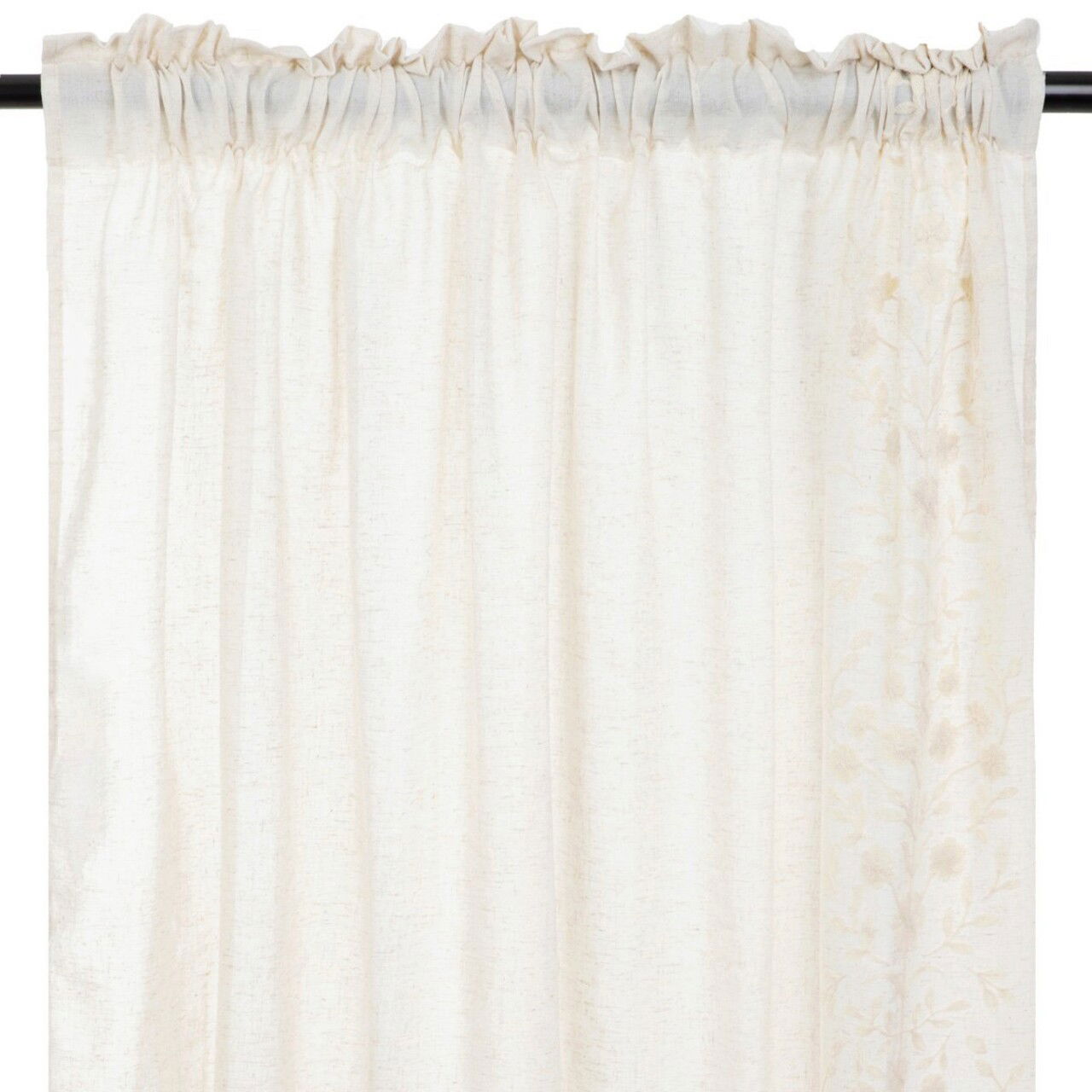 Perdea Dasti, Homla, 140x250 cm, poliester, bej