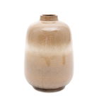 Vaza Soleto, Homla, 15.5x22 cm, ceramica, bej/albastru