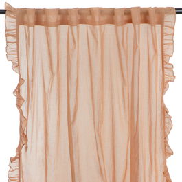Perdea Elin, Homla, 140x250 cm, bumbac, maro