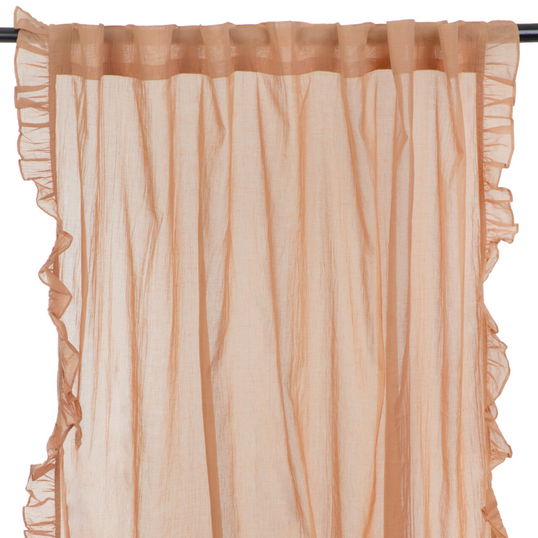 Perdea Elin, Homla, 140x250 cm, bumbac, maro