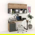 Ansamblu birou STUDIO 5, Stejar, Antracit