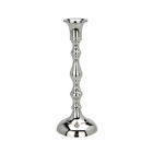 Suport lumanare Classic Shape v1, Excellent Houseware, 20 cm, aluminiu, argintiu