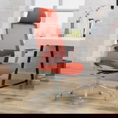 Scaun de birou ergonomic, Bedora Ergo, textil/mesh, caramiziu