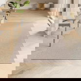 Covor antiderapant Vasagle Faux Jute, 80x150 cm, lavabil la masina, imitatie iuta, maro