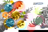 Serviciu de masa, 18 piese, Art of Dining, ceramica, multicolor