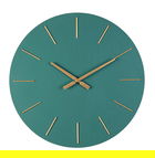 Ceas de perete Timeline, Bizzotto, D60 cm, MDF/otel, verde