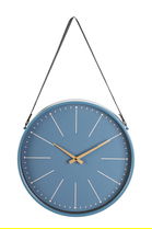 Ceas de perete Timely, Bizzotto, 40x6x66 cm, MDF/otel, verde