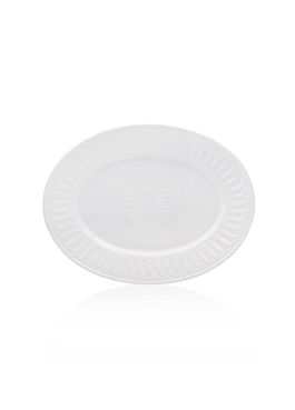 Farfurie intinsa, Mia - Kitchenware, 280TMA1887, 100% SERAMIC / , Dimensiune: 3 x 37 x 50 cm (1 bucată), Crem